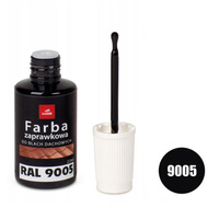 Farba zaprawkowa do blach dachowych, metalu i ogrodzeń Rolling Steels Lugger 22 ml, kolor czarny (RAL 9005)