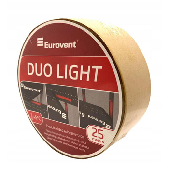 Dwustronna taśma do membran EUROVENT DUO LIGHT 50 mm x 25 m