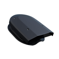 Wywietrznik połaciowy EUROVENT VENTOS X Flat - N25, kolor czarny (RAL 9005)