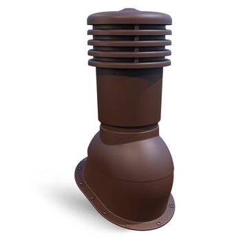 Kominek wentylacyjny EUROVENT VENTOS X - BITU O, kolor brąz (RAL 8017)