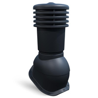 Kominek wentylacyjny ø 150 mm EUROVENT VENTOS X - W35, kolor antracyt (RAL 7021)